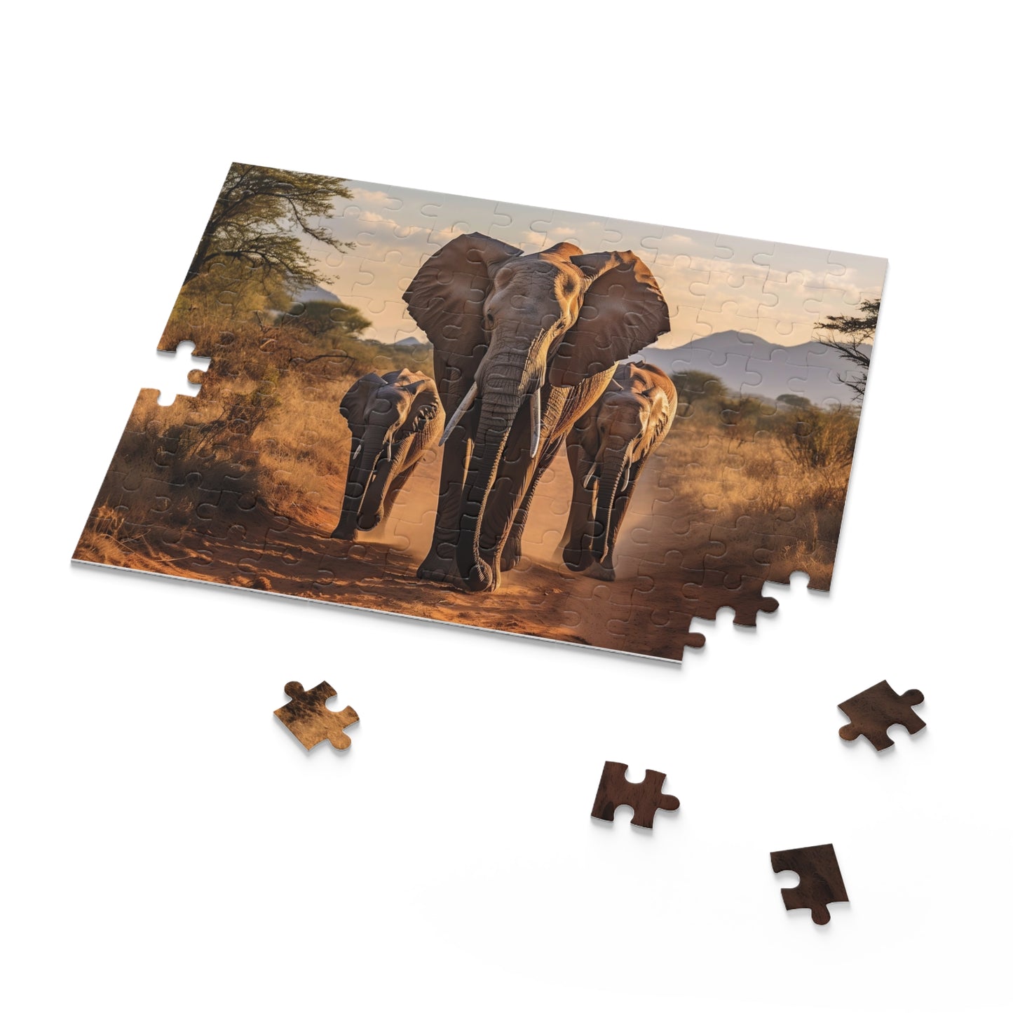 Elephants Puzzle Box - 252 pc (CWA Original Design)