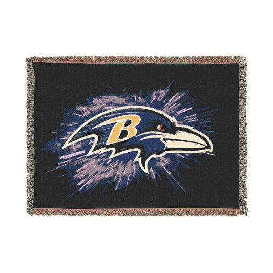 Baltimore Raven's Woven Blanket (CWA Original Design)