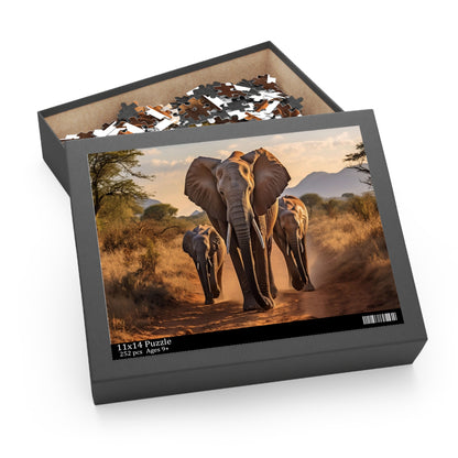 Elephants Puzzle Box - 252 pc (CWA Original Design)