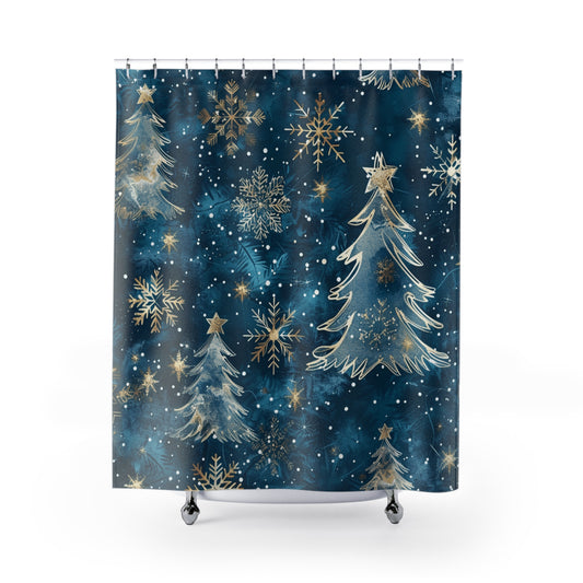 Christmas Tree Shower Curtains (CWA Original Design)