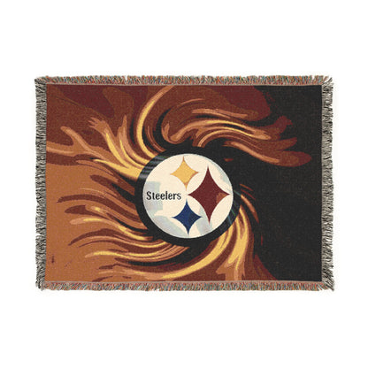 Pittsburg Steelers Woven Blanket (CWA Original Design)